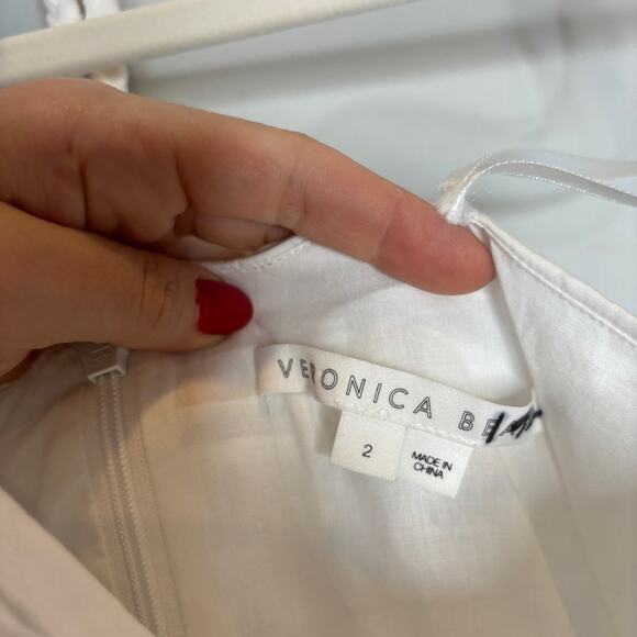 Veronica Beard Tucker Ruched Halter Midi-Dress - Picture 7 of 9